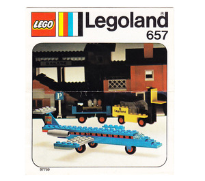 LEGO Aircraft Set 657-1 Instructions