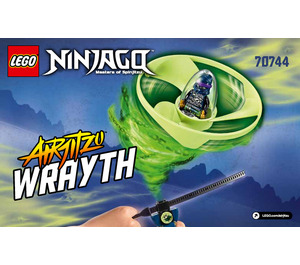 LEGO Airjitzu Wrayth Flyer 70744 Byggeinstruksjoner