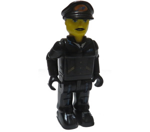 LEGO Airplane Pilot with Black Cap Minifigure