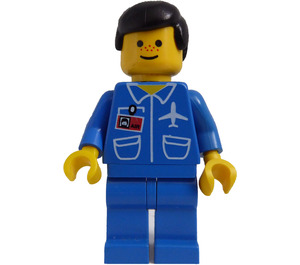 LEGO Airport Employee 3 Town Minifiguur