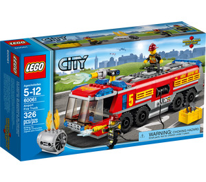 LEGO Airport Feu Truck 60061 Packaging