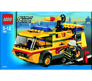 LEGO Airport Fire Truck Set 7891 Instructions