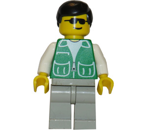 LEGO Airport Passager med Vest Minifigur