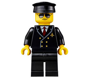 LEGO Airport VIP Service Pilot Minifigur