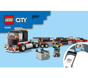 LEGO Airshow Jet Transporter Set 60289 Instructions