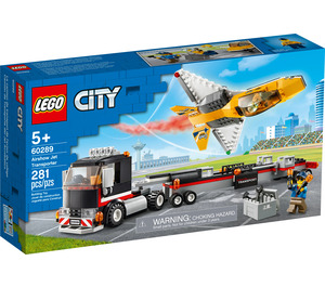 LEGO Airshow Jet Transporter Set 60289 Packaging