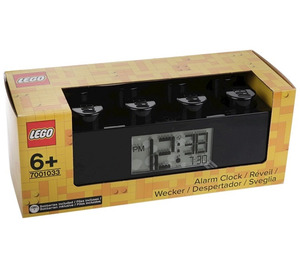 LEGO Alarm Clock - 2 x 4 Brick (Black) (7001033)