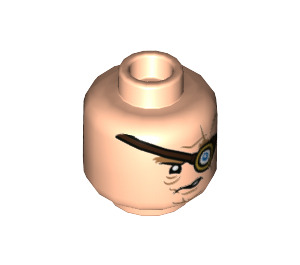 LEGO Alastor 'Mad-Eye' Moody Head (Recessed Solid Stud) (3626 / 88992)