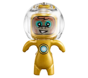 LEGO Albert with Pearl Gold Spacesuit Minifigure