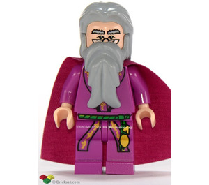 LEGO Albus Dumbledore с Светлина Лилаво нос Минифигурка