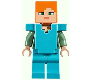 LEGO Alex med Azure Armour og Ben Minifigur