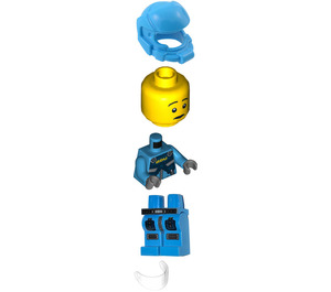 LEGO Alien Defense Unit Pilot Minifigur