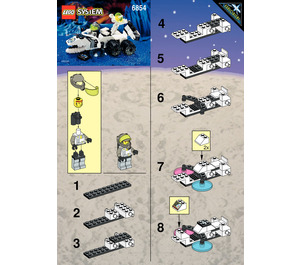 LEGO Alien Fossilizer Set 6854 Instructions