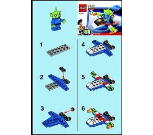 LEGO Alien Space Ship Set 30070 Instructions