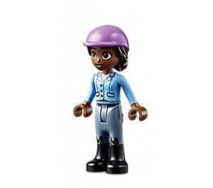 LEGO Aliya - Bright Luz Azul Parte superior Minifigura