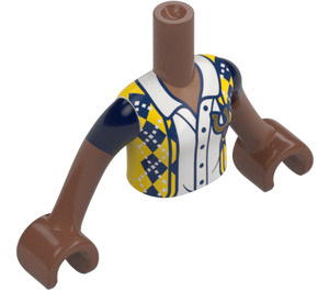 LEGO Aliya (Yellow/Blue Diamond Shirt) Friends Torso (73141 / 92456)