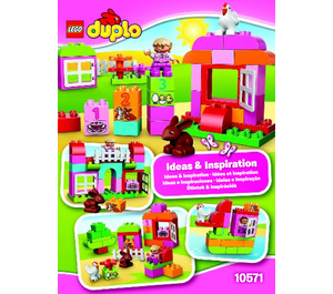 LEGO All-in-One-Pink-Box-of-Fun Set 10571 Instructions