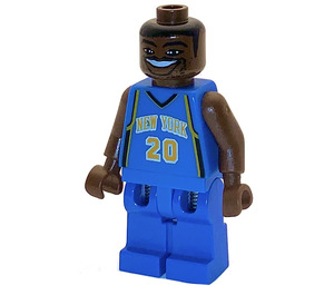 LEGO Allan Houston, New York Knicks, Road Uniform #20 Minifigur