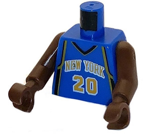 LEGO Allan Houston, New York Knicks, Road Uniform Torse