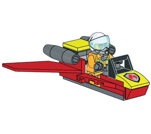 LEGO Allie Aires' Firefighter Jet 952209