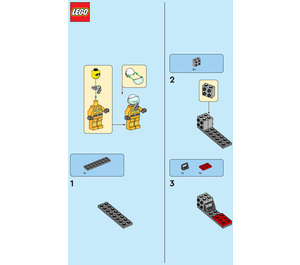 LEGO Allie Aires' Firefighter Jet 952209 Instructions