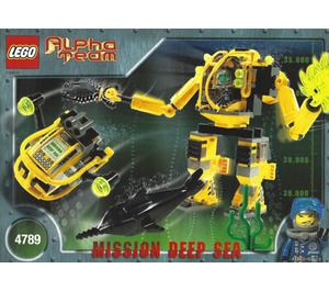 LEGO Alpha Team Aquatic Mech 4789 Istruzioni