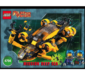 LEGO Alpha Team Command Sub Set 4794 Instructions