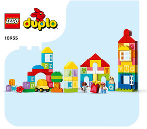 LEGO Alphabet Town Set 10935 Instructions