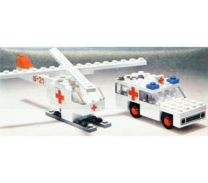 LEGO Ambulance en Helicopter 653-1
