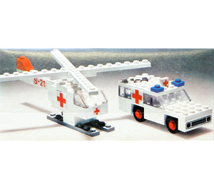 LEGO Ambulance and Helicopter Set 653-1