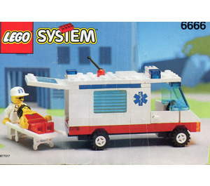 LEGO Ambulance 6666 Istruzioni