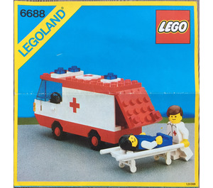 LEGO Ambulance 6688 Instrukce