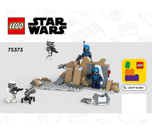 LEGO Ambush on Mandalore Battle Pack  75373 Anweisungen