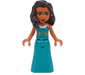 LEGO Amelia met Turquoise Jurk Minifiguur