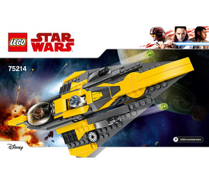 LEGO Anakin's Jedi Starfighter 75214 Instructions