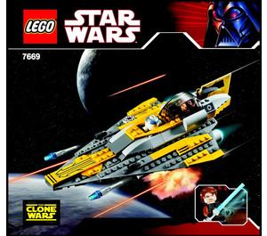 LEGO Anakin's Jedi Starfighter 7669-1 Instructions