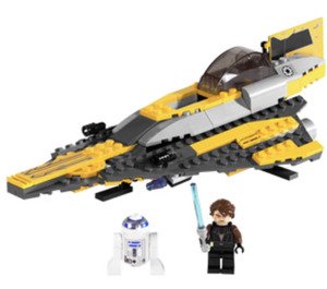 LEGO Anakin's Jedi Starfighter met Clone Wars White Box 7669-2