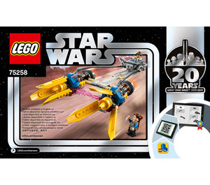 LEGO Anakin's Podracer – 20th Anniversary Edition Set 75258 Instructions
