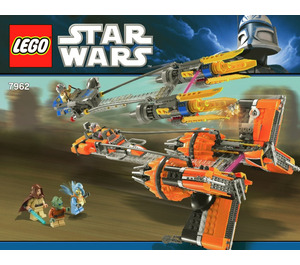 LEGO Anakin Skywalker en Sebulba's Podracers 7962 Instructions