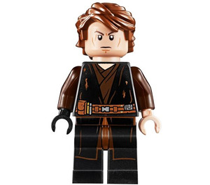 LEGO Anakin Skywalker jossa Musta Jalat ja Dirt Stains Minihahmo