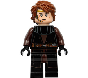 LEGO Anakin Skywalker z Czarny Nogi I Zestaw słuchawkowy Minifigurka