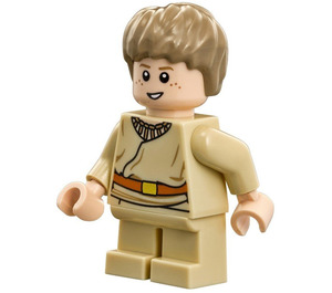 LEGO Anakin Skywalker mit Kurze Beine und Gürtel mit Gold Buckle und Pouches Minifigur