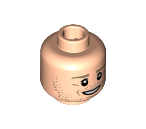 LEGO André Schürrle, No. 9 Minifigure Head (Recessed Solid Stud) (3626 / 26623)