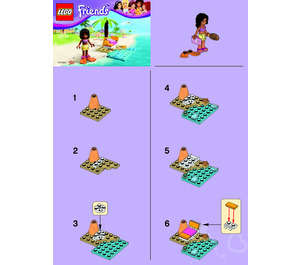 LEGO Andrea's Beach Lounge  Set 30114 Instructions