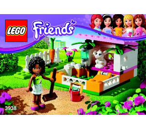 LEGO Andrea's Bunny House Set 3938 Instructions