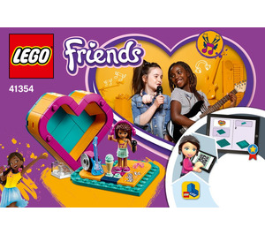 LEGO Andrea's Heart Box Set 41354 Instructions