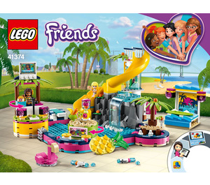 LEGO Andrea's Pool Party Set 41374 Instructions