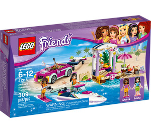 LEGO Andrea's Speedboat Transporter Set 41316 Packaging
