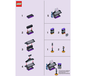 LEGO Andrea's Stage Set 561809 Instructions