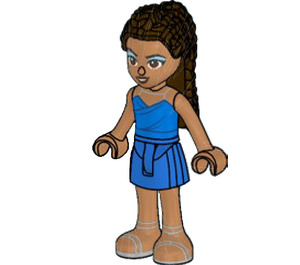 LEGO Andrea with Blue Dress Minifigure